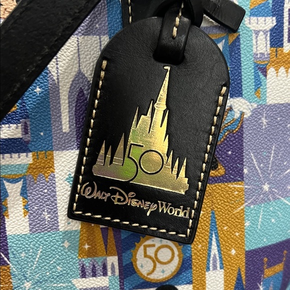 Dooney & Bourke Blue and Gold Mickey Mouse Tote - Picture 2 of 8